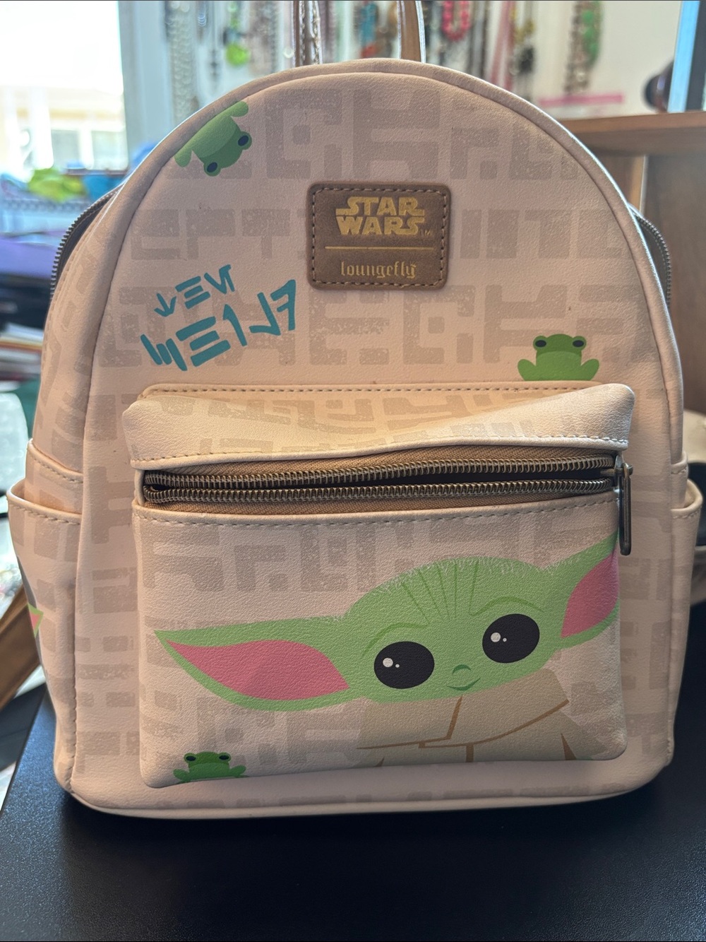 Loungefly Star Wars The Mandalorian Grogu Baby Yoda Chibi Mini Backpack